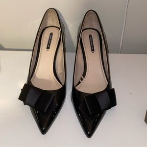 Patent Leather Kitten Heels